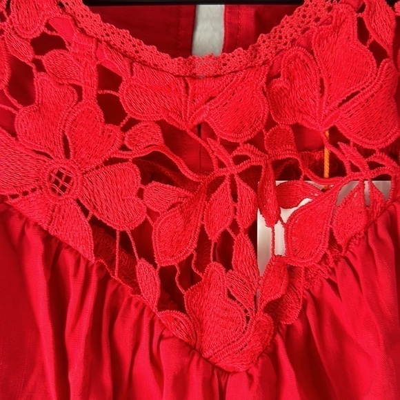 Women's XS Red Dress Knox Rose Floral - Picture 4 of 4